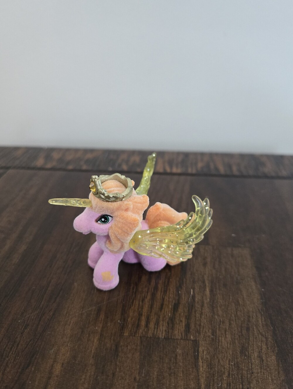 Filly Princess Pony, Pegasus , 2.5", Flocked Mini Figure